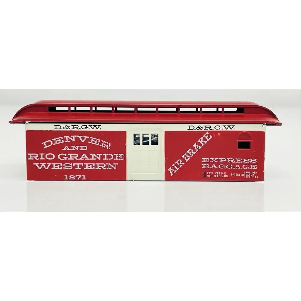 Roundhouse HO Denver & Rio Grande Western 34' Overton Baggage Car Kit 3742 New